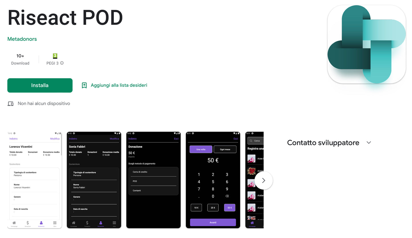 Punto di donazione mobile: POS WisePad per Smartphone