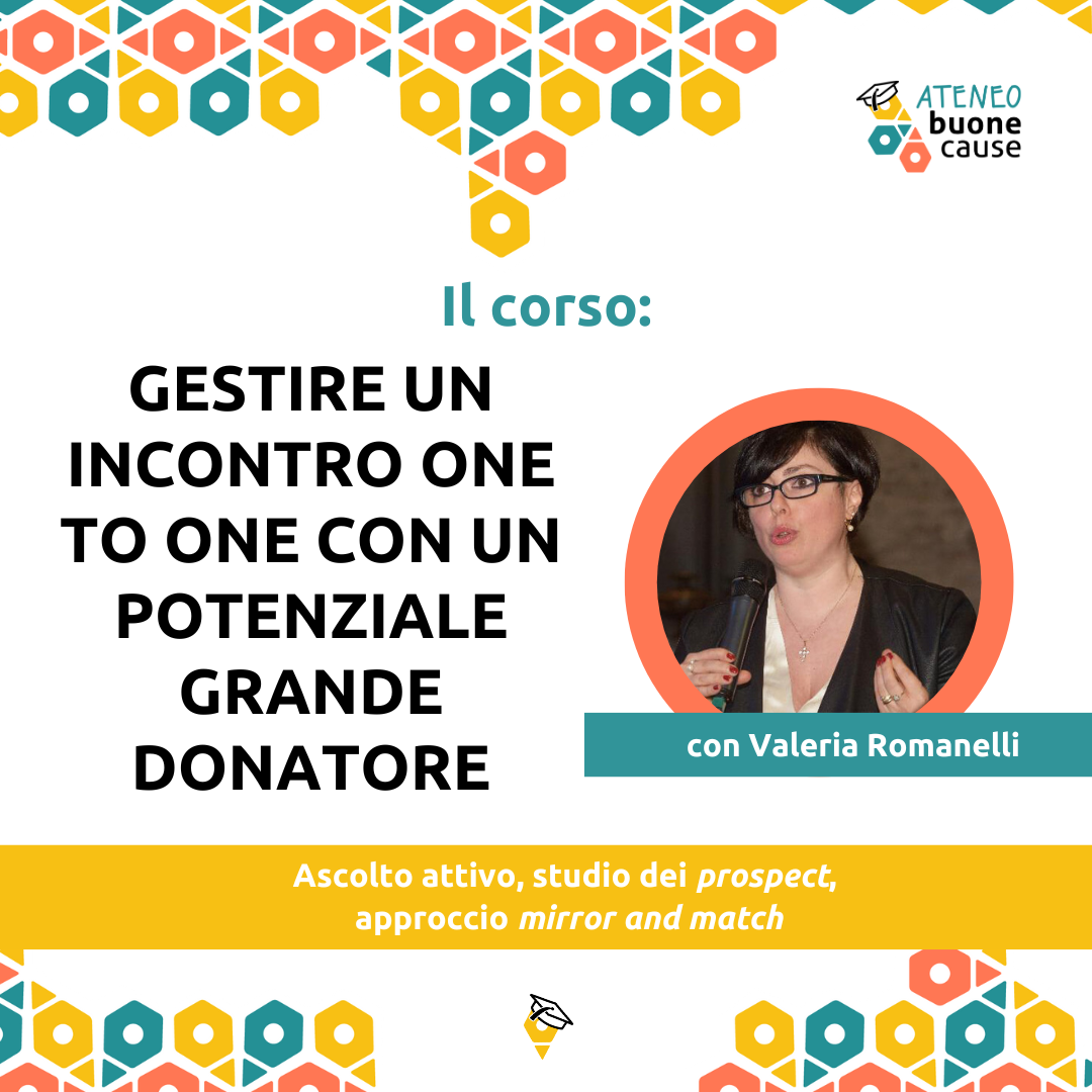 Compact Session: Gestire un incontro one to one con un potenziale grande donatore