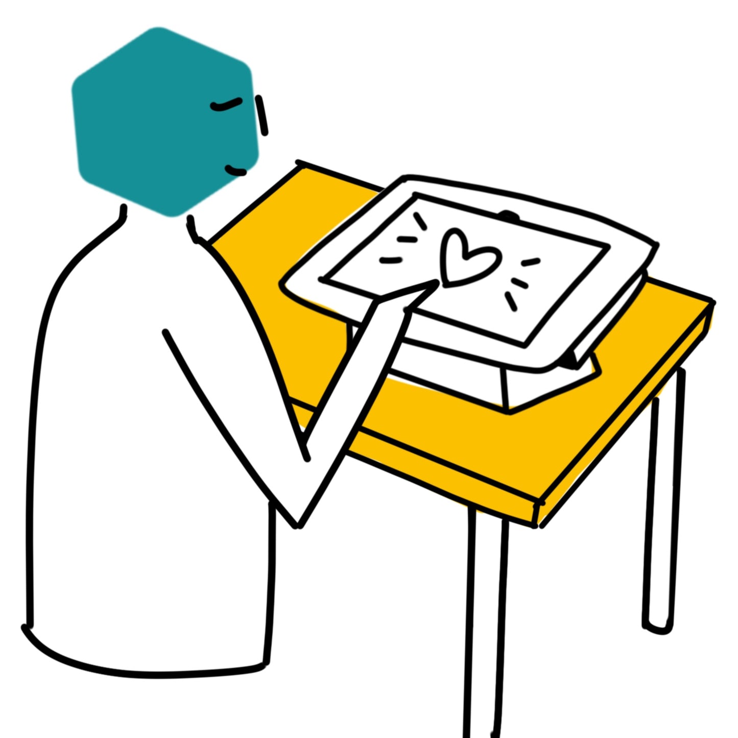 TOTEM EASY DESK - Donation Box Kit - Noleggio 1 giorno