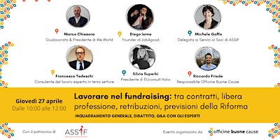 Lavorare nel fundraising: tra contratti, libera professione, Riforma