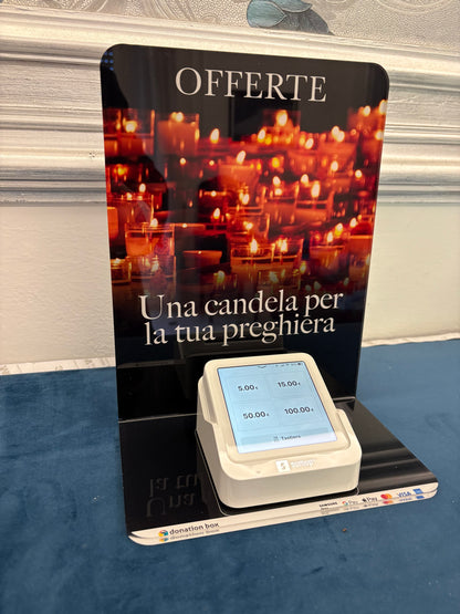 SOLO DESK: l'unico POS da banco che raccoglie dati e donazioni