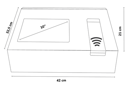 TOTEM EASY DESK - Donation Box Kit  - Noleggio 1 Settimana