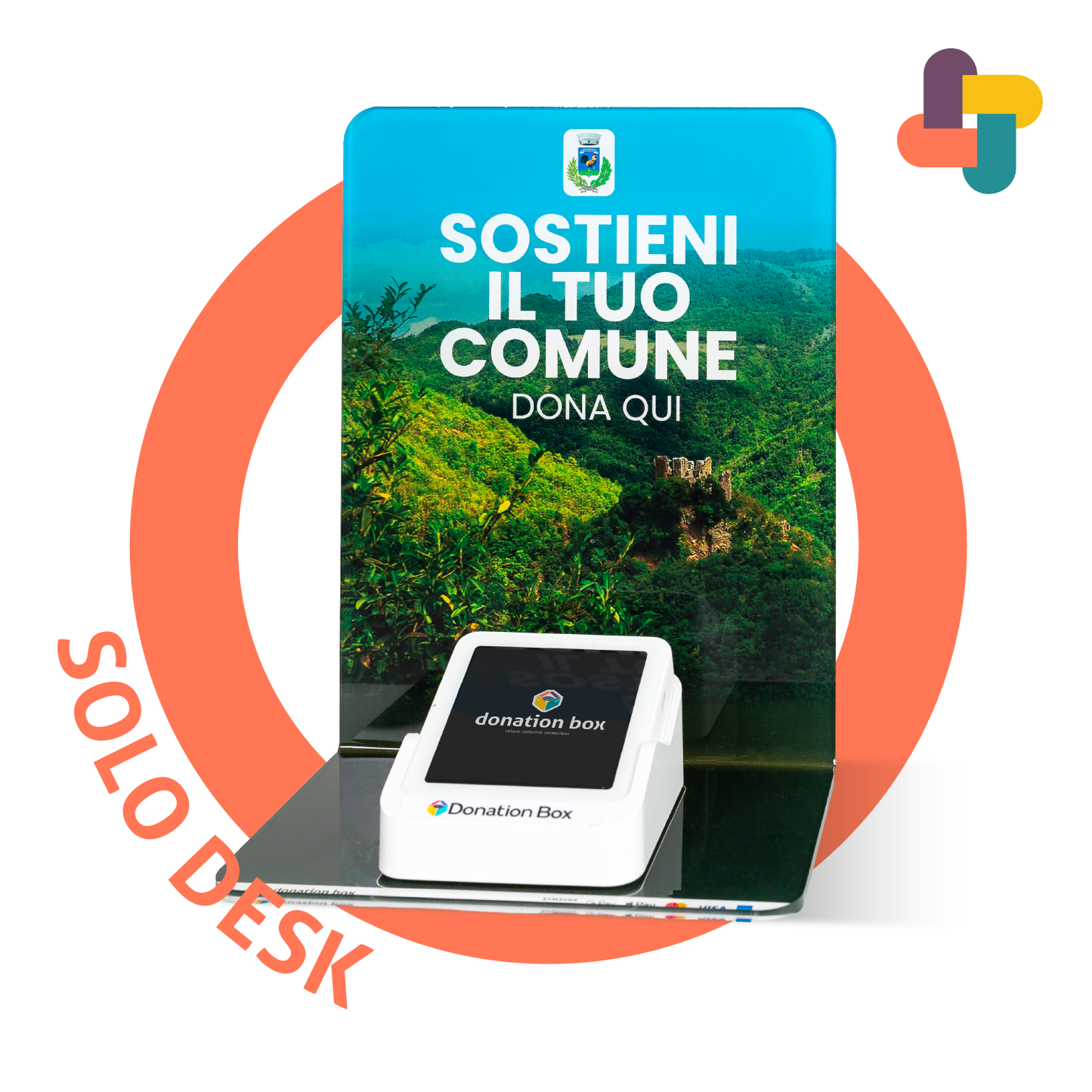 SOLO DESK: il POS da banco che raccoglie dati e donazioni