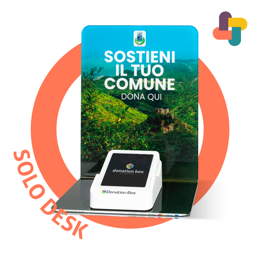 SOLO DESK: il POS da banco che raccoglie dati e donazioni