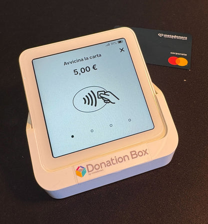 SOLO: l'unico POS portatile e stand-alone che raccoglie dati e donazioni