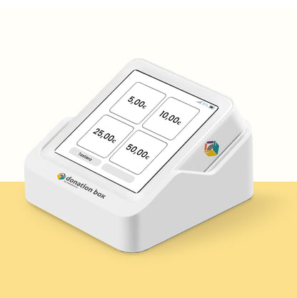 SOLO: l'unico POS portatile e stand-alone che raccoglie dati e donazioni